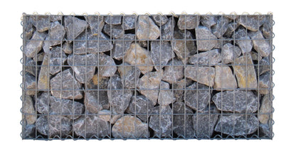 Gavión 100 cm x 20 cm x 50 cm (largo x alto x fondo), malla 5 cm x 10 cm, en espiral