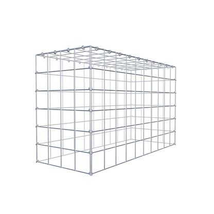 Type 3 oplegkorf 100 cm x 60 cm x 40 cm (L x H x D), maaswijdte 10 cm x 10 cm, C-ring