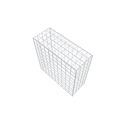 Gabião 100 cm x 100 cm x 40 cm (C x A x P), malhagem 10 cm x 10 cm, anel C