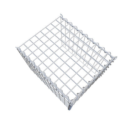 Anbaugabione Typ 4 50 cm x 40 cm x 40 cm (L x H x T), Maschenweite 5 cm x 10 cm, Spirale