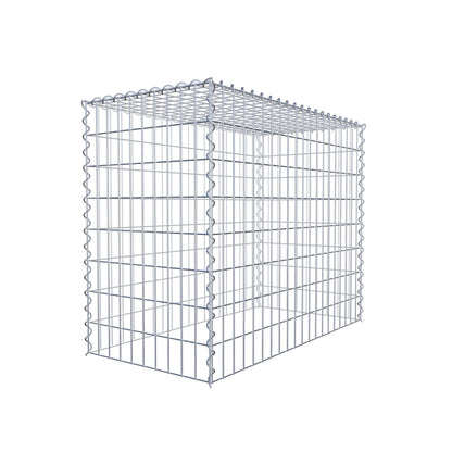 Gabbione aggiuntivo tipo 3 100 cm x 80 cm x 50 cm (L x H x P), maglia 5 cm x 10 cm, spirale