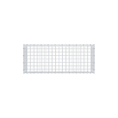 Gavión 100 cm x 30 cm x 40 cm (L x A x P), malla 5 cm x 5 cm, anillo en C