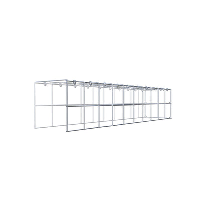Type 4 oplegkorf 100 cm x 20 cm x 20 cm (L x H x D), maaswijdte 10 cm x 10 cm, C-ring