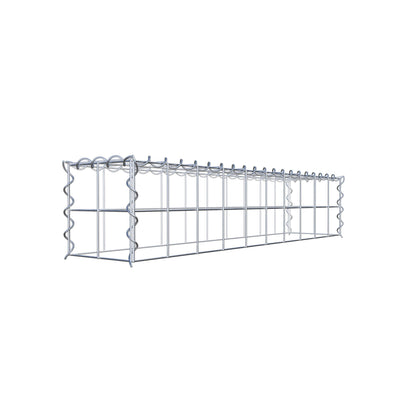 Gabbione aggiuntivo tipo 3 100 cm x 20 cm x 20 cm (L x A x P), maglia 10 cm x 10 cm, spirale