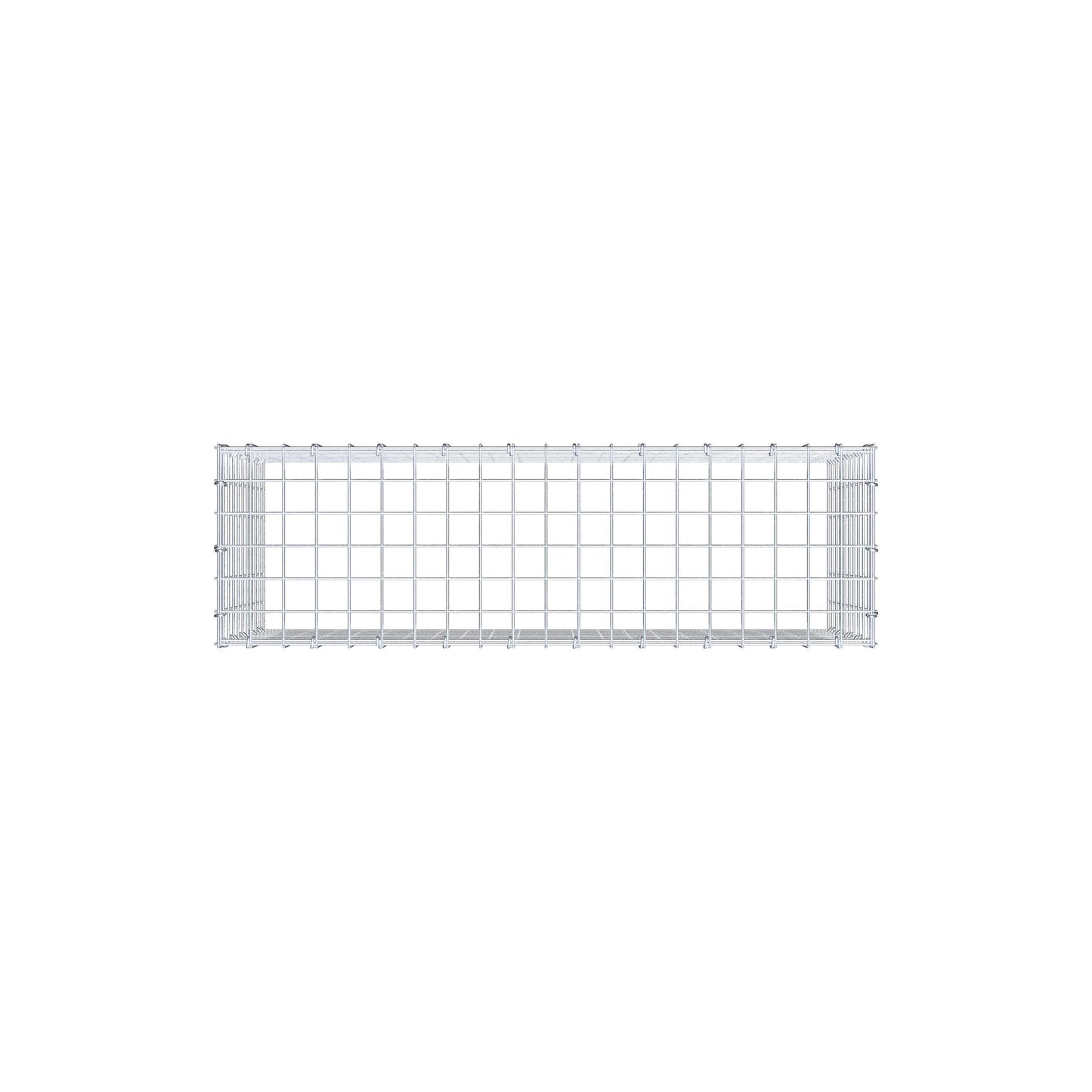 Gavión complementario de tipo 3 100 cm x 50 cm x 30 cm (L x A x P), malla 5 cm x 5 cm, anillo en C