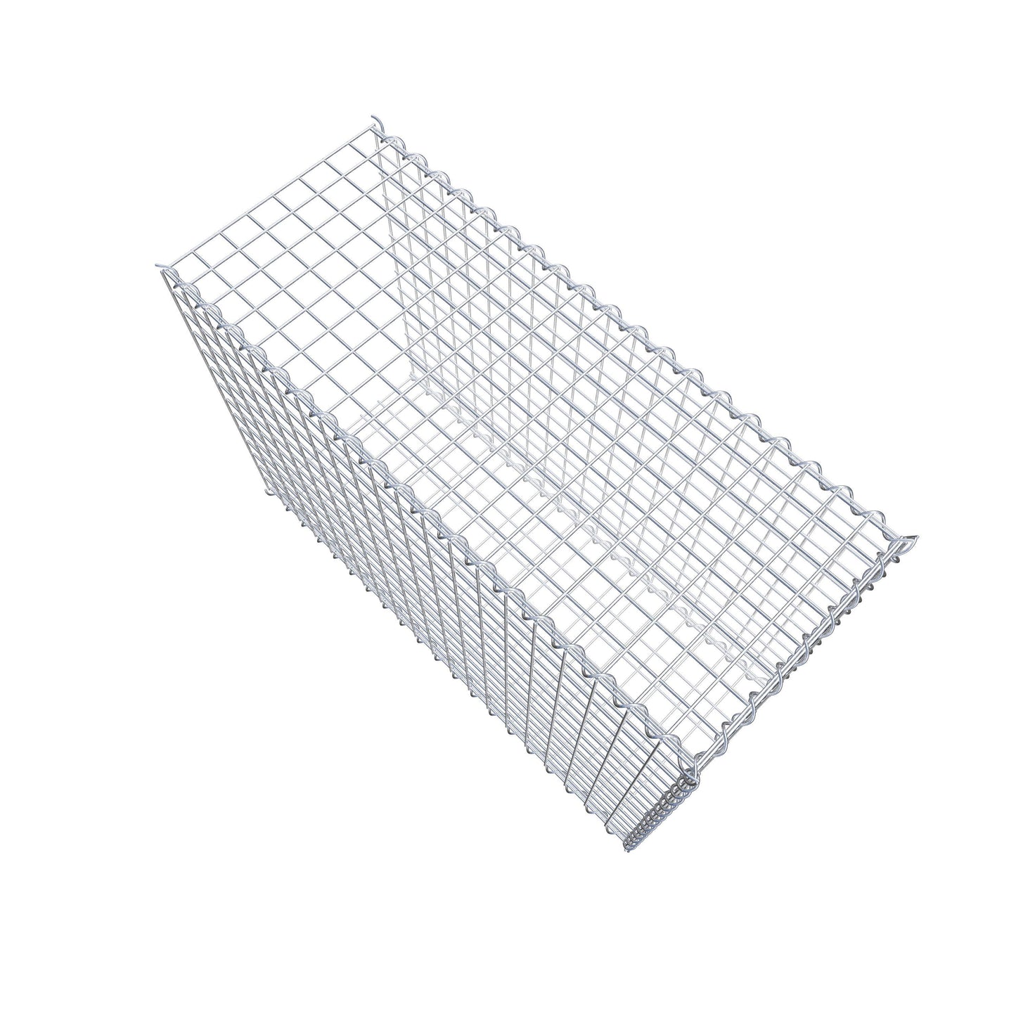 Gavión complementario tipo 2 100 cm x 70 cm x 40 cm (L x A x P), malla 5 cm x 5 cm, espiral