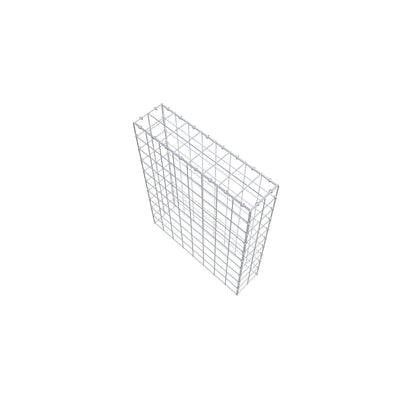 Mounted gabion type 3 100 cm x 80 cm x 20 cm (L x H x D), mesh size 10 cm x 10 cm, C-ring