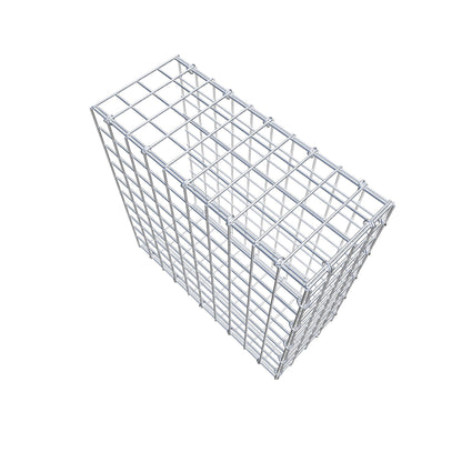 Gavión complementario de tipo 2 50 cm x 50 cm x 20 cm (largo x alto x fondo), malla 5 cm x 5 cm, anillo en C