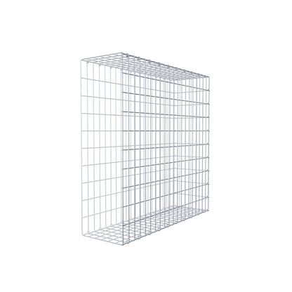 Fourche rapportée type 2 100 cm x 100 cm x 30 cm, mailles 5 cm x 10 cm, anneau en C