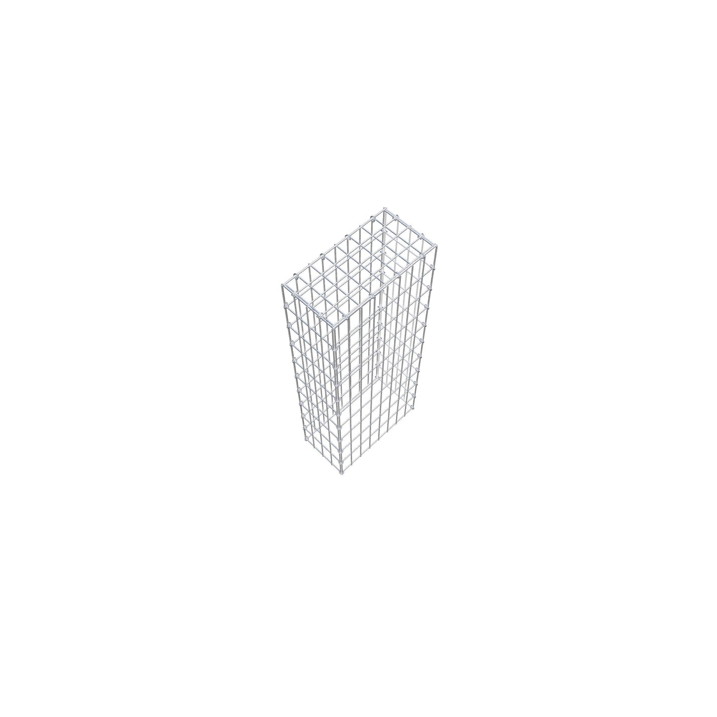 Gavión complementario de tipo 3 100 cm x 20 cm x 40 cm (largo x alto x fondo), malla 5 cm x 10 cm, anillo en C