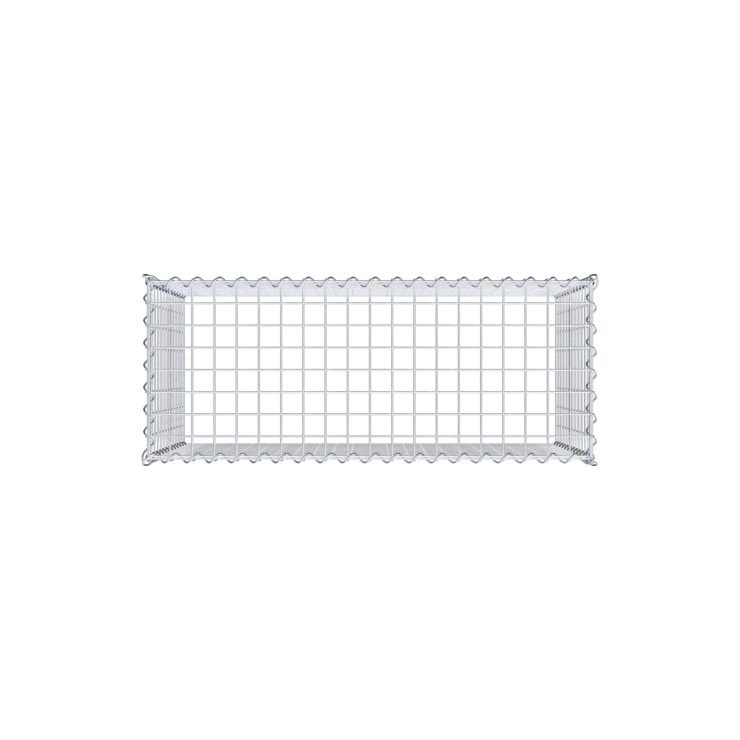 Extra gabion typ 3 100 cm x 60 cm x 40 cm (L x H x D), maskstorlek 5 cm x 5 cm, spiral