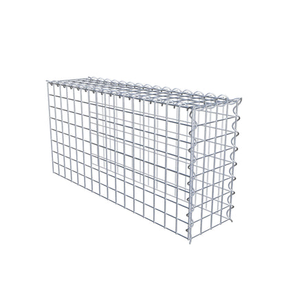 Gabião tipo 4 80 cm x 40 cm x 20 cm (C x A x P), malhagem 5 cm x 5 cm, espiral