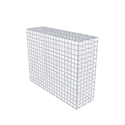 Gabião 100 cm x 80 cm x 30 cm (C x A x P), malhagem 5 x 5 cm, anel espiral