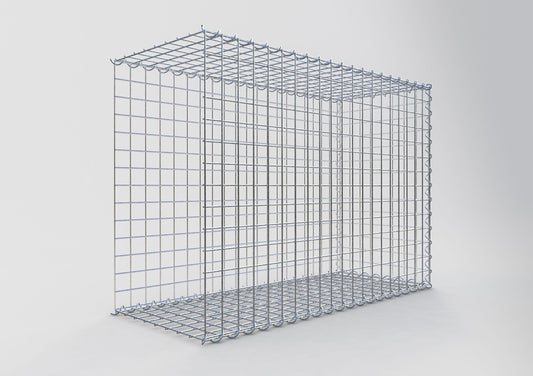Gabion rapporté type 2 100 cm x 70 cm x 40 cm (L x H x P), mailles 5 cm x 5 cm, spirale