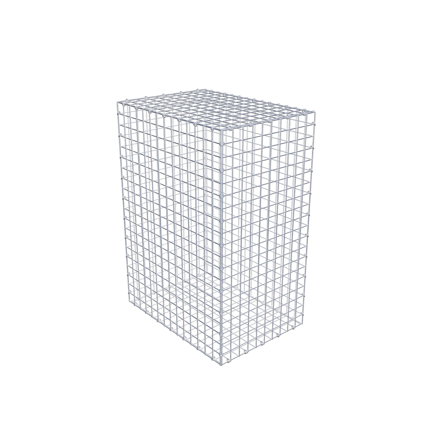 Gavión 100 cm x 70 cm x 50 cm (L x A x P), luz de malla 5 cm x 5 cm, anillo en C