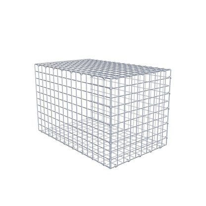 Opzetpaal type 2 80 cm x 50 cm x 50 cm (L x H x D), maaswijdte 5 cm x 5 cm, C-ring