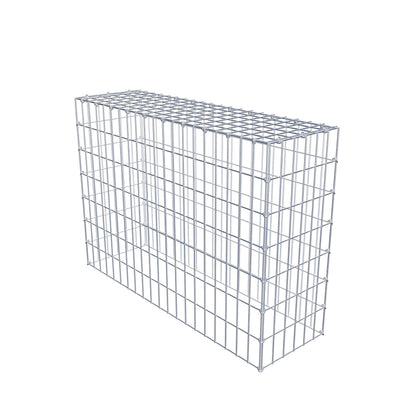 Monteret gabion type 3 100 cm x 70 cm x 30 cm (L x H x D), maskestørrelse 5 cm x 10 cm, C-ring