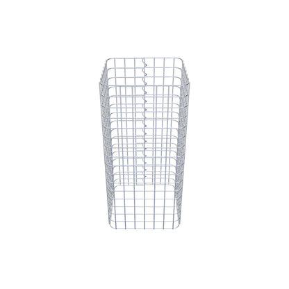 Colonna di gabbioni, angolare 37 cm x 37 cm, alta 80 cm, MW 5 cm x 5 cm