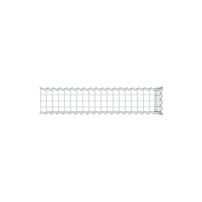 Gabbione aggiuntivo tipo 4 100 cm x 40 cm x 20 cm (L x H x P), maglia 5 cm x 10 cm, spirale