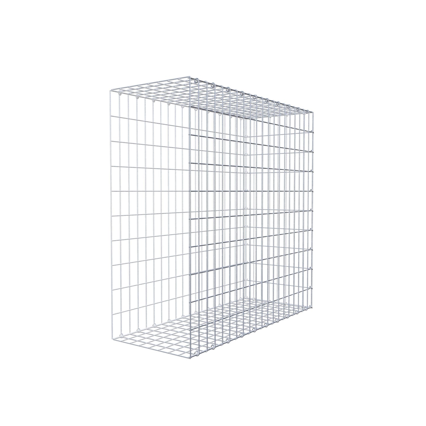 Gabião tipo 2 100 cm x 100 cm x 40 cm, malhagem 5 cm x 10 cm, anel C