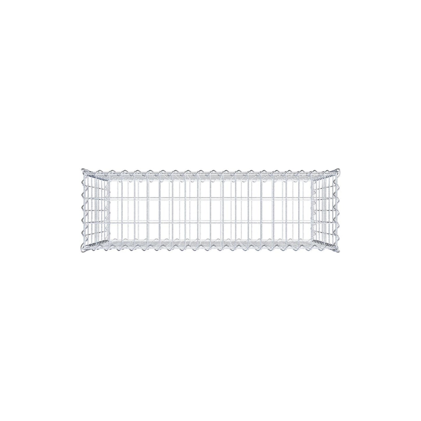 Schanskorf 100 cm x 70 cm x 30 cm (L x H x D), maaswijdte 5 cm x 10 cm, spiraal