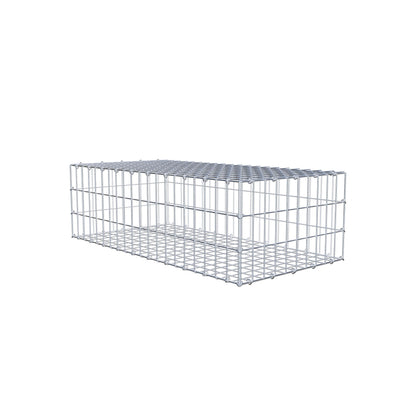 Gabione 100 cm x 30 cm x 50 cm (L x H x T), Maschenweite 5 cm x 10 cm, C-Ring