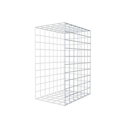 Monteret gabion type 2 100 cm x 70 cm x 50 cm (L x H x D), maskestørrelse 10 cm x 10 cm, C-ring