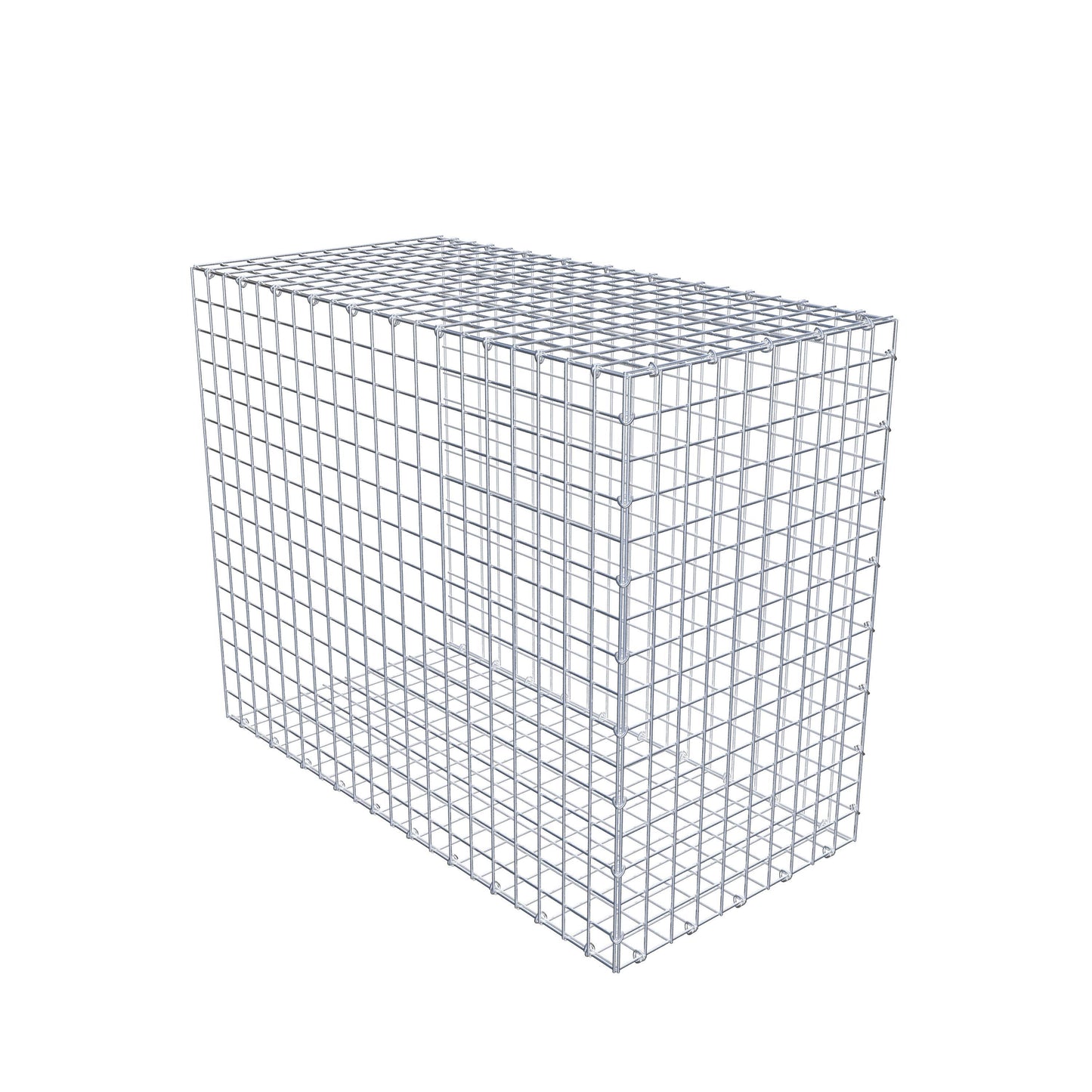 Gavión adicional tipo 2 100 cm x 80 cm x 50 cm (L x A x P), malla 5 cm x 5 cm, anillo en C