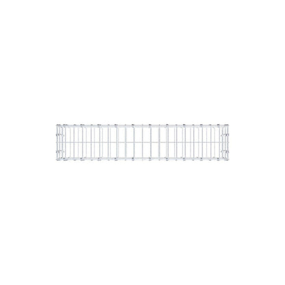 Gabião 100 cm x 20 cm x 20 cm (C x A x P), malhagem 5 x 10 cm, anel espiral