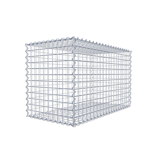 Gabion 100 cm x 60 cm x 50 cm (L x H x D), maskstorlek 5 cm x 5 cm, spiral