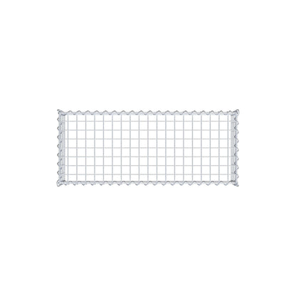 Gavión complementario tipo 3 100 cm x 20 cm x 40 cm (L x A x P), malla 5 cm x 5 cm, espiral