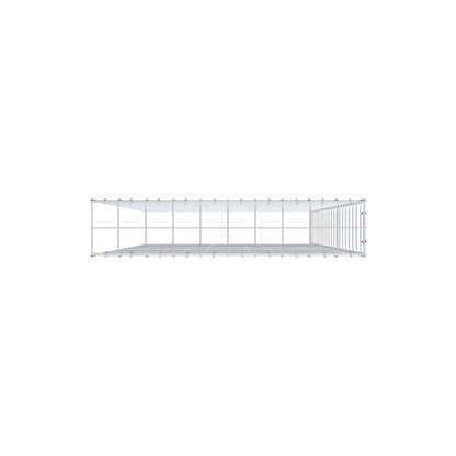 Extra gabion typ 4 200 cm x 100 cm x 20 cm (L x H x D), maskstorlek 10 cm x 10 cm, C-ring