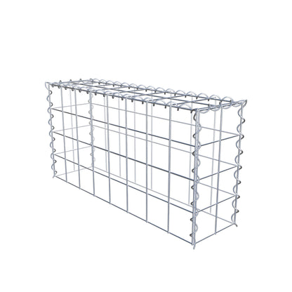 Gavión adicional tipo 3 80 cm x 40 cm x 20 cm (L x A x P), malla 10 cm x 10 cm, en espiral