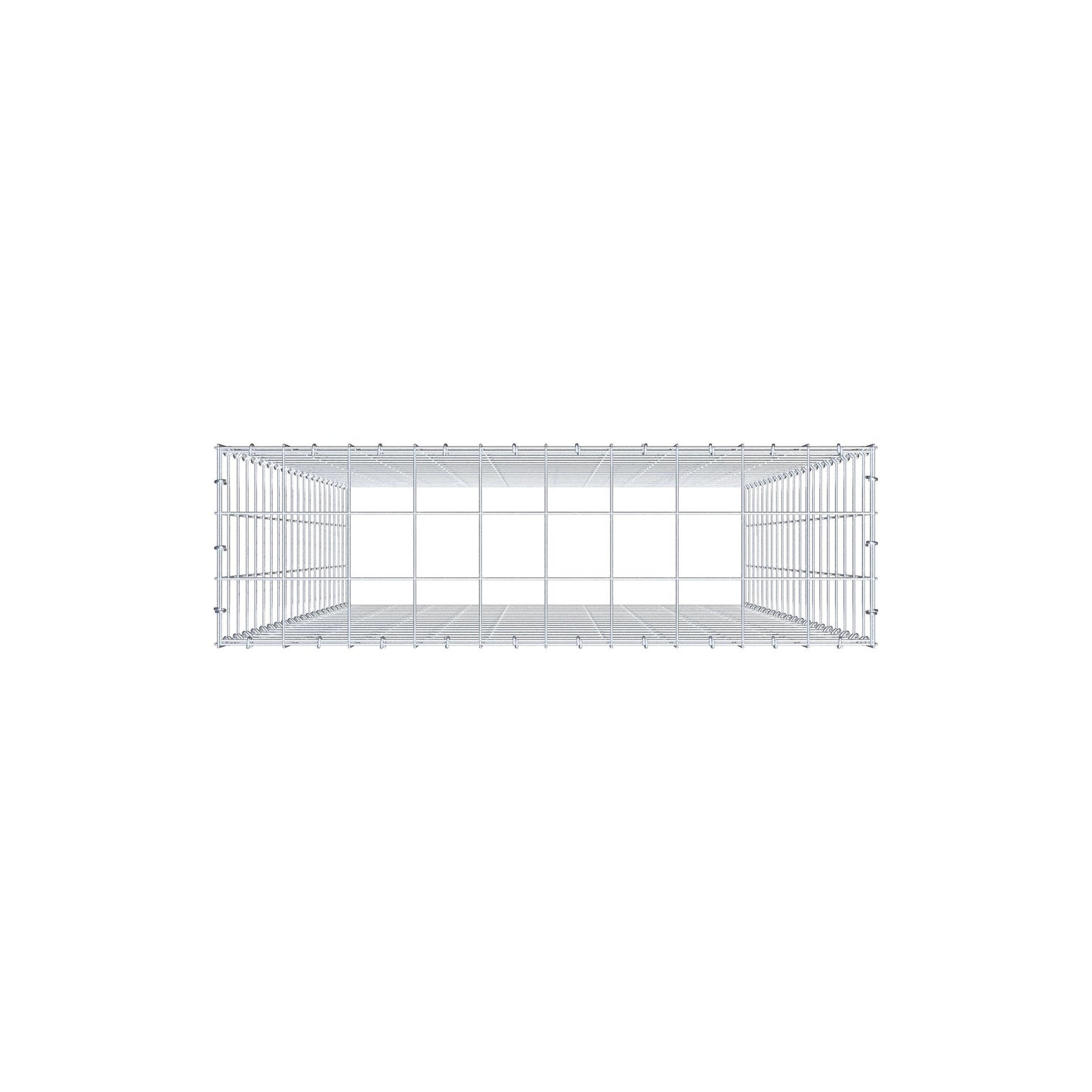 Pila adicional tipo 3 200 cm x 100 cm x 30 cm (L x A x P), malla 10 cm x 10 cm, anillo en C