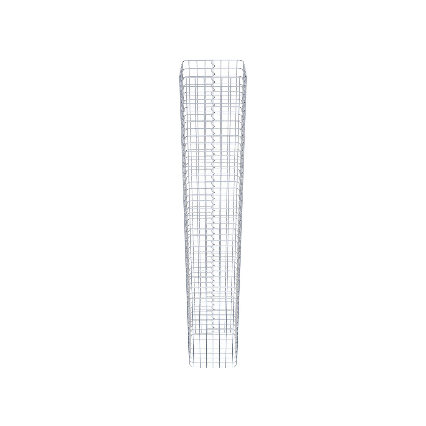 Gabionpelare vinkelrät 37 cm x 37 cm, 230 cm höjd, MW 5 cm x 5 cm