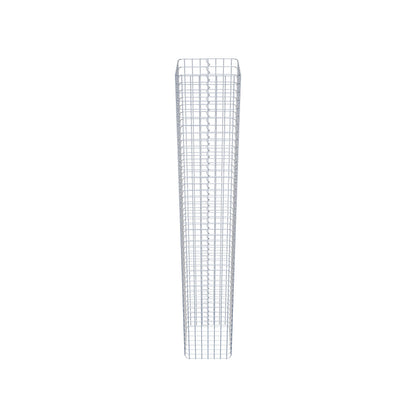 Gabionpelare vinkelrät 37 cm x 37 cm, 230 cm höjd, MW 5 cm x 5 cm