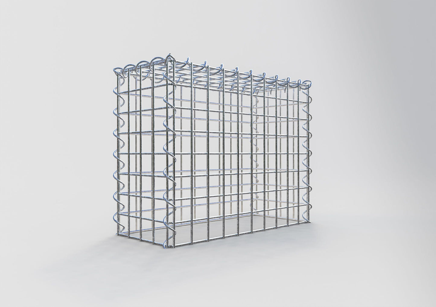 Gavión adicional tipo 3 50 cm x 40 cm x 20 cm (L x A x P), malla 5 cm x 5 cm, en espiral