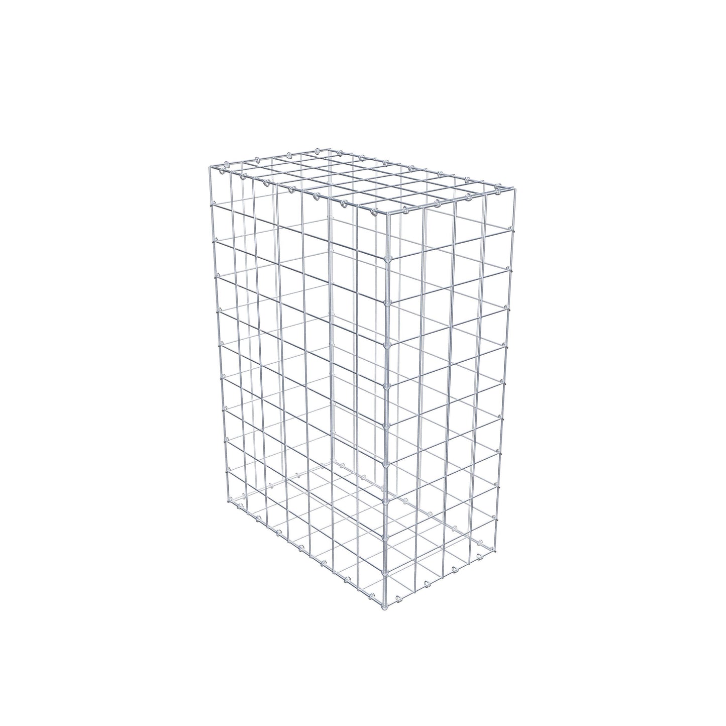 Schanskorf 100 cm x 70 cm x 40 cm (L x H x D), maaswijdte 10 cm x 10 cm, C-ring