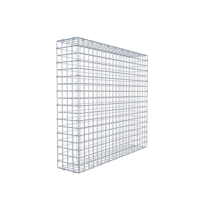 Gavión 100 cm x 90 cm x 20 cm (L x A x P), luz de malla 5 cm x 5 cm, anillo en C
