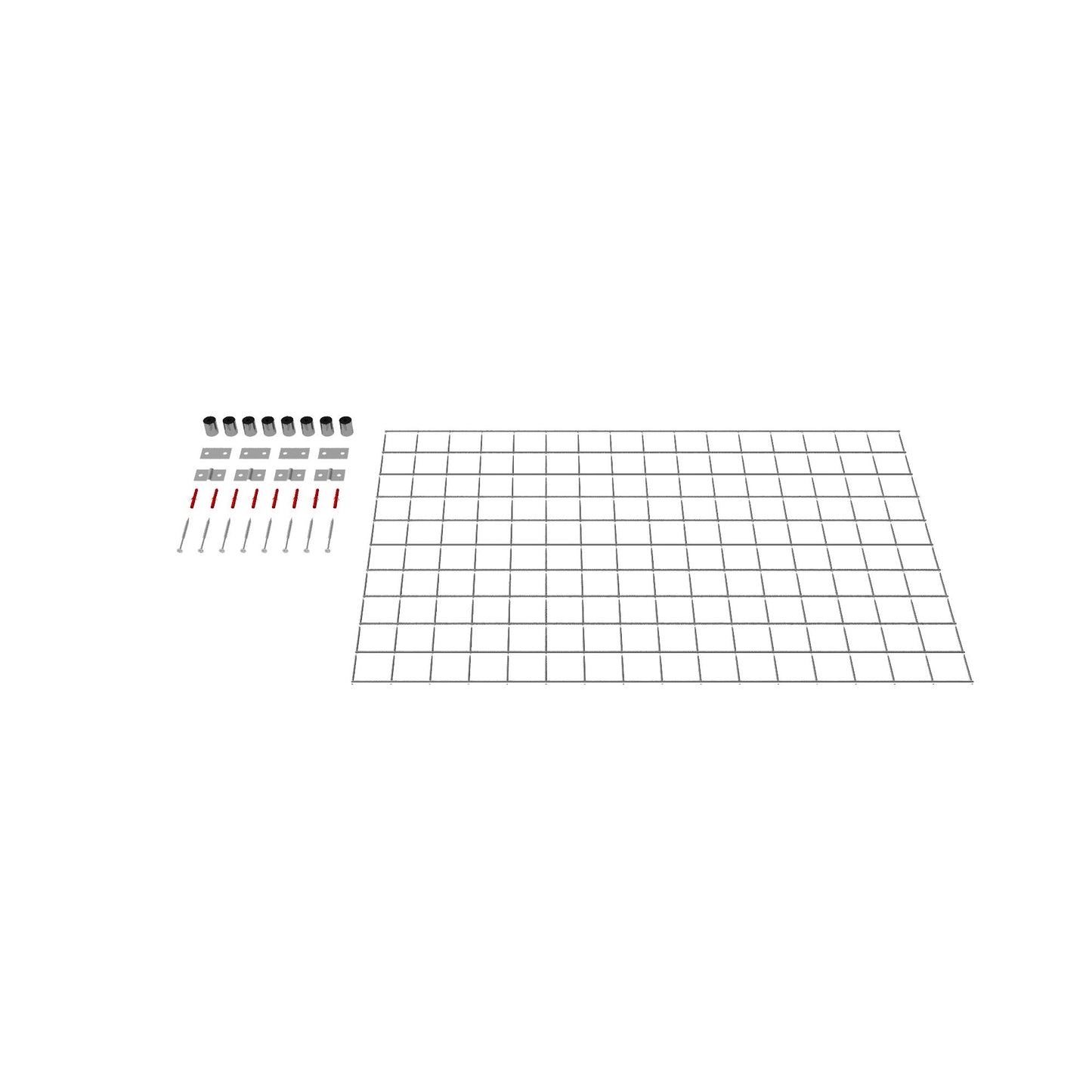 Traliccio decorativo (incl. materiale di montaggio) Dimensioni della rete 5 x 5 cm