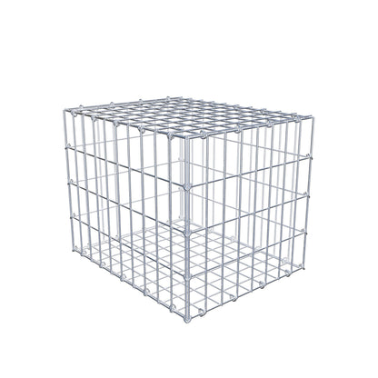 Schanskorf 50 cm x 40 cm x 40 cm (L x H x D), maaswijdte 5 cm x 10 cm, C-ring