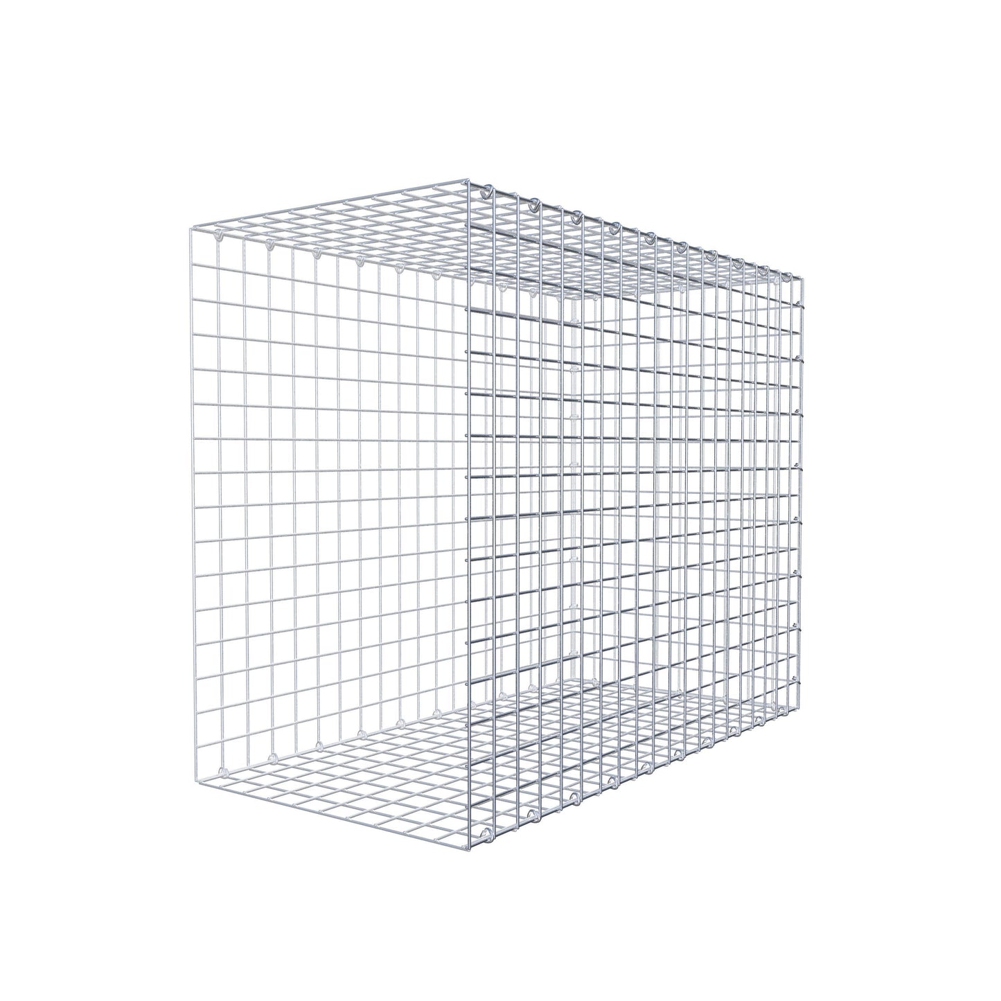 Gavión adicional tipo 2 100 cm x 80 cm x 50 cm (L x A x P), malla 5 cm x 5 cm, anillo en C
