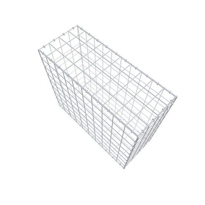 Gabbione 100 cm x 90 cm x 40 cm (L x H x P), maglia 10 cm x 10 cm, anello a C