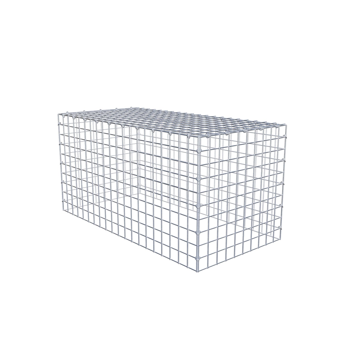Fourche rapportée type 3 100 cm x 50 cm x 50 cm (L x H x P), mailles 5 cm x 5 cm, anneau C