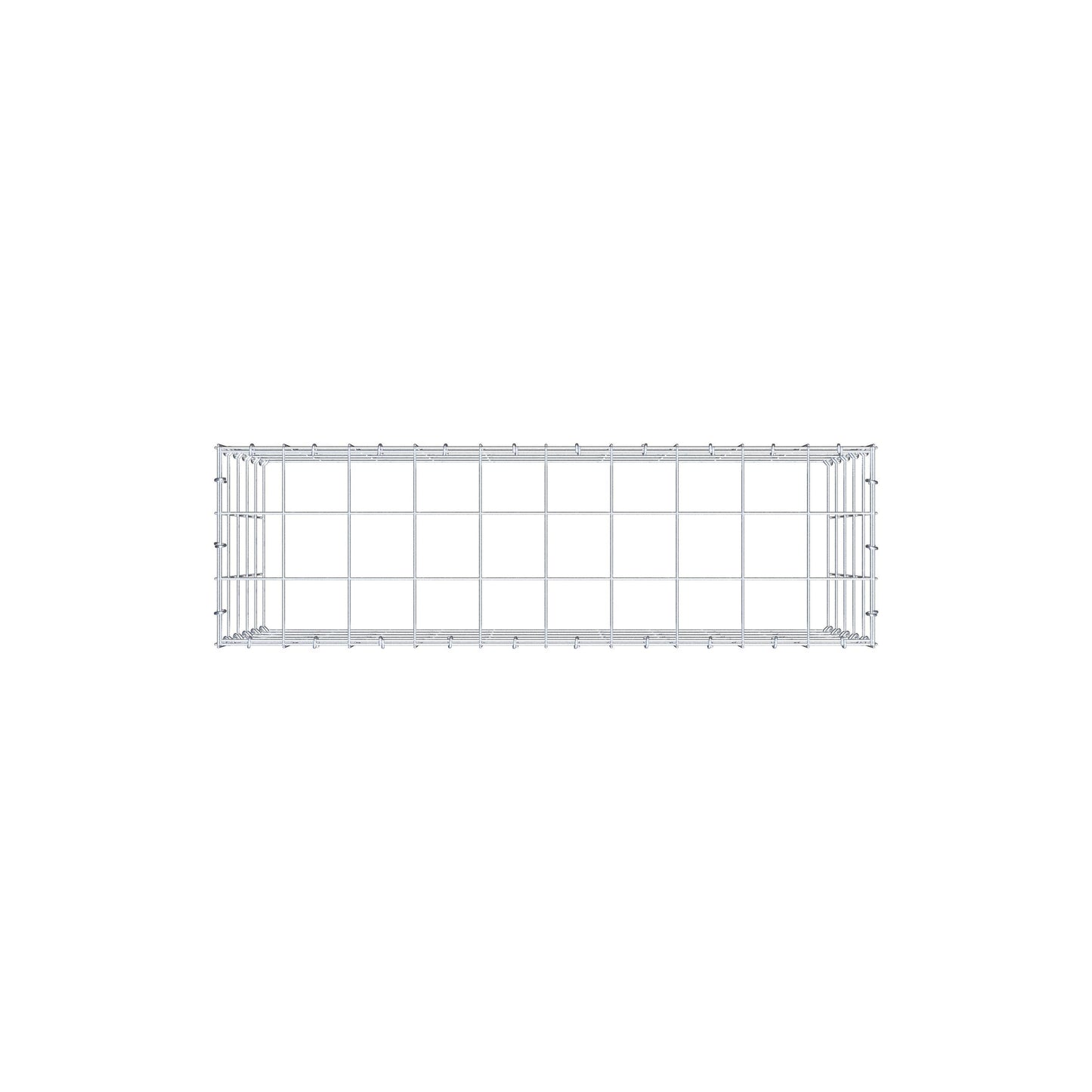 Gabião Tipo 3 100 cm x 50 cm x 30 cm (C x A x P), malhagem 10 cm x 10 cm, anel C