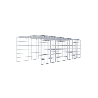Anbaugabione Typ 4 100 cm x 30 cm x 40 cm (L x H x T), Maschenweite 5 cm x 5 cm, C-Ring