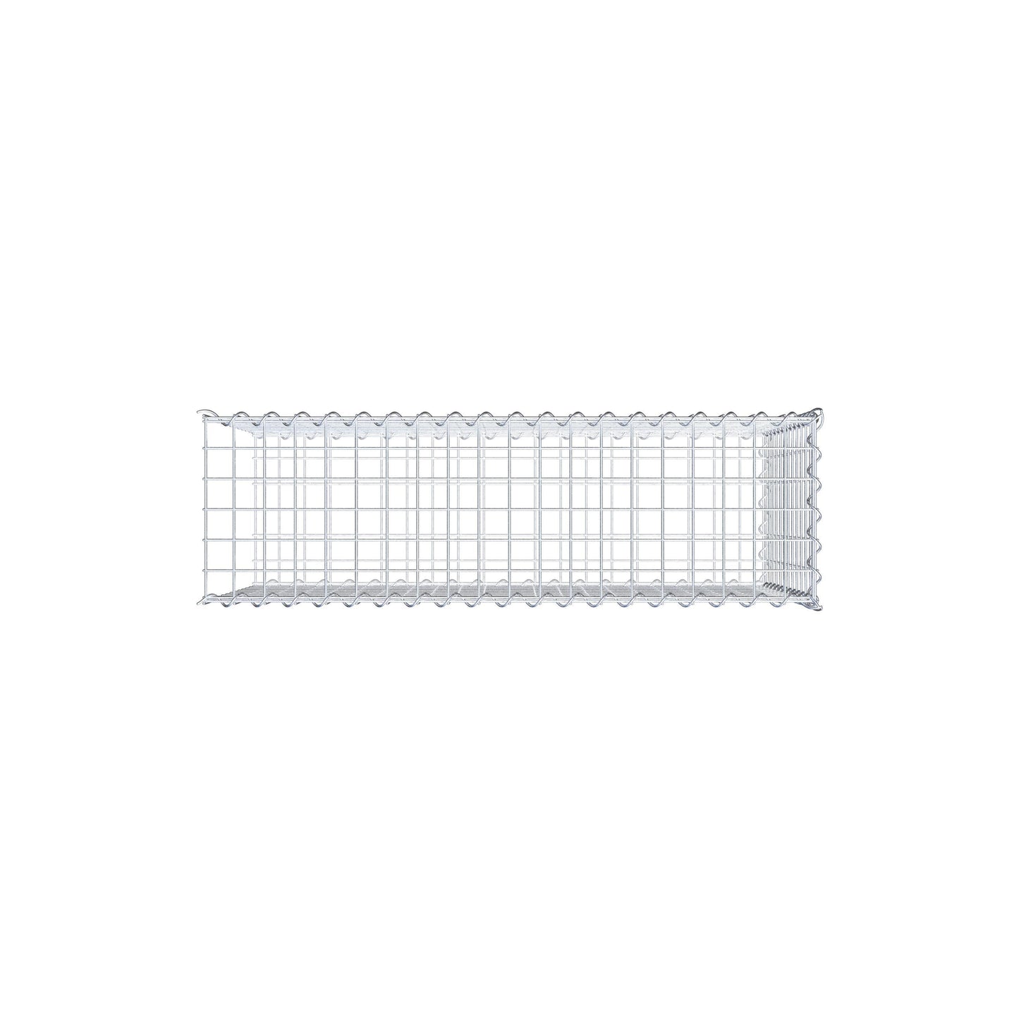 Anbaugabione Typ 2 100 cm x 60 cm x 30 cm (L x H x T), Maschenweite 5 cm x 5 cm, Spirale