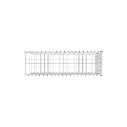 Anbaugabione Typ 2 100 cm x 60 cm x 30 cm (L x H x T), Maschenweite 5 cm x 5 cm, Spirale