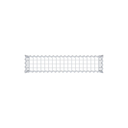 Gabbione aggiuntivo tipo 3 100 cm x 30 cm x 20 cm (L x A x P), maglia 5 cm x 10 cm, spirale
